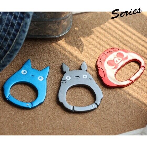 Studio Ghibli My Neighbor Totoro Carabiner - Medium Totoro Face Design