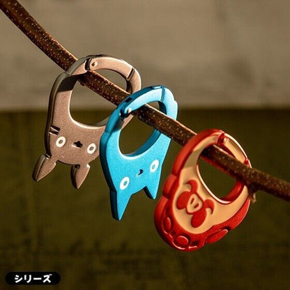 Studio Ghibli My Neighbor Totoro Carabiner - Medium Totoro Face Design