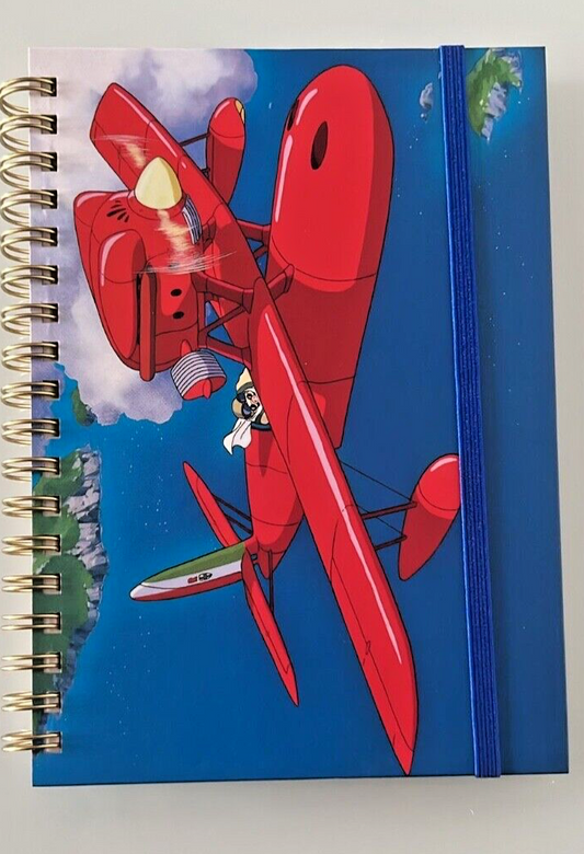 Studio Ghibli Porco Rosso B6 Ring Notebook - Savoy Seaplane