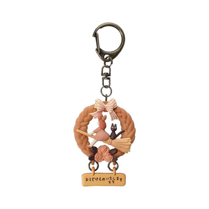 Studio Ghibli Kiki’s Delivery Service Keychain - Bread Wreath Design