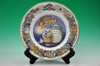 Studio Ghibli Hayao Miyazaki Totoro Noritake 2013 Yearly Plate Rare Conversion