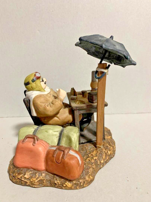 Studio Ghibli Porco Rosso Hideout Musical Figurine