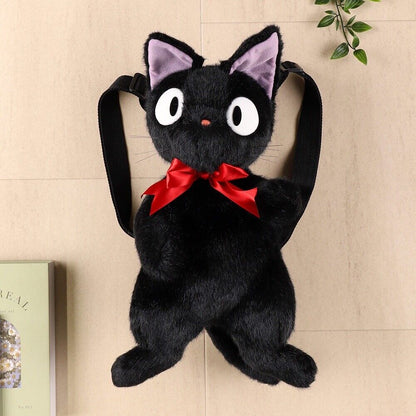 Studio Ghibli Kiki’s Delivery Service Jiji Plush Backpack - Adorable Mini Bag