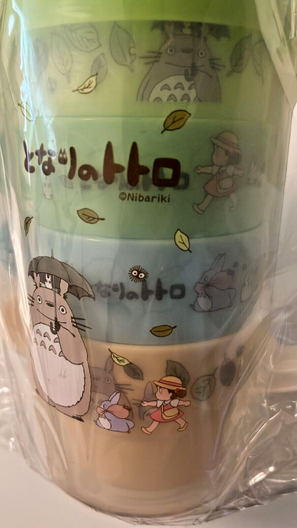 Studio Ghibli My Neighbor Totoro Stacking Cups with Case 4-piece set