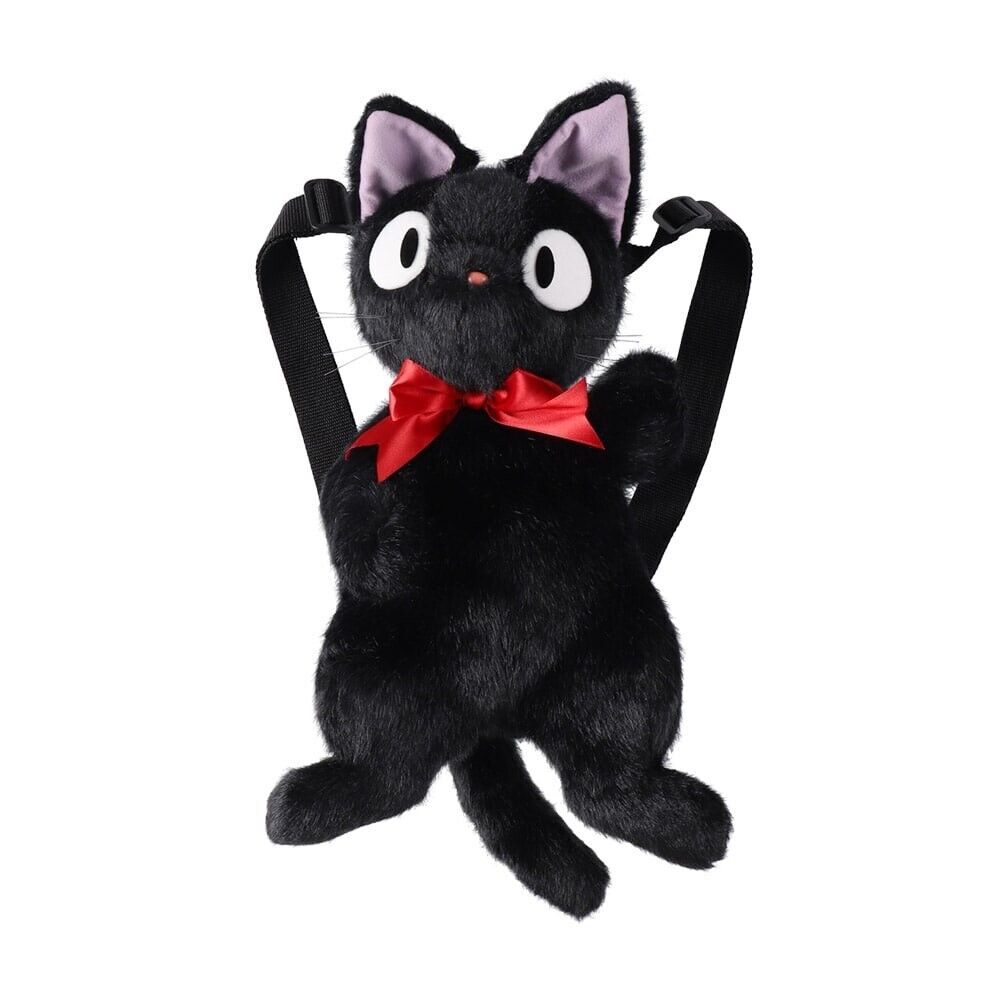 Studio Ghibli Kiki’s Delivery Service Jiji Plush Backpack - Adorable Mini Bag