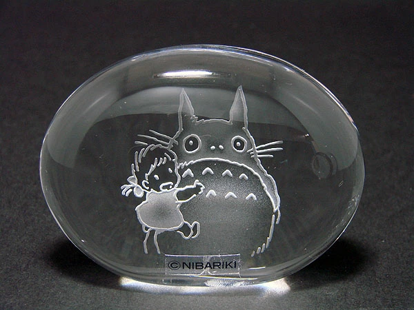 Studio Ghibli Noritake My Neighbor Totoro Crystal Paperweight Mei Hugging Totoro