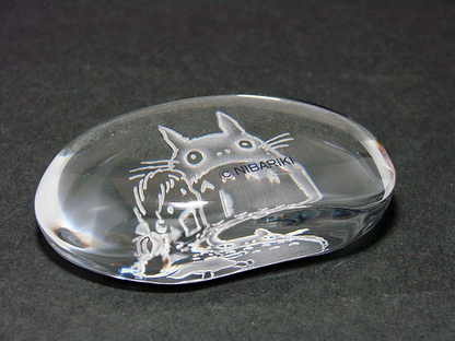 Studio Ghibli Noritake My Neighbor Totoro Crystal Paperweight Mei Hugging Totoro