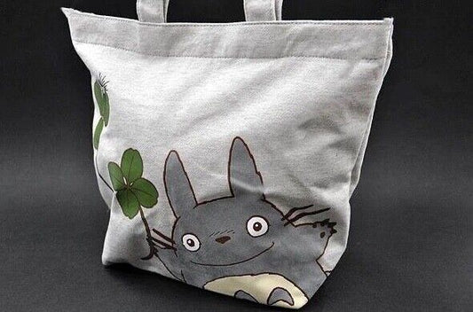 Studio Ghibli My Neighbor Totoro Four-Leaf CloverTote Bag - M