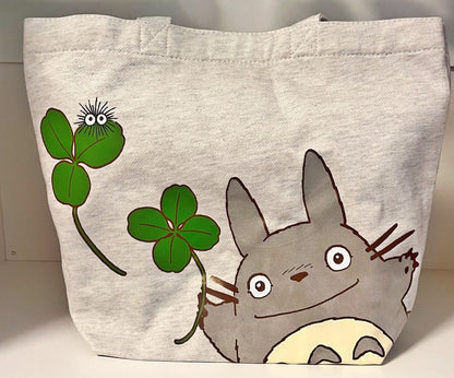 Studio Ghibli My Neighbor Totoro Four-Leaf CloverTote Bag - M