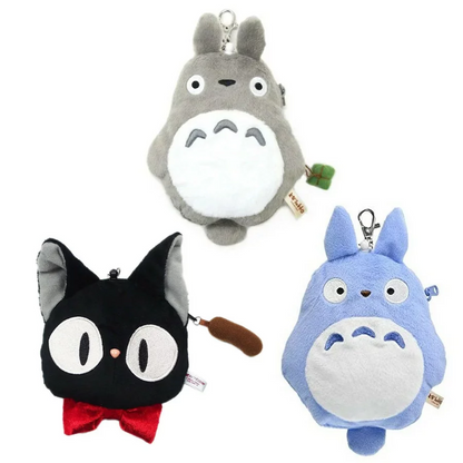 Studio Ghibli My Neighbor Totoro Purse Plush Wallets Bag Pass Holder