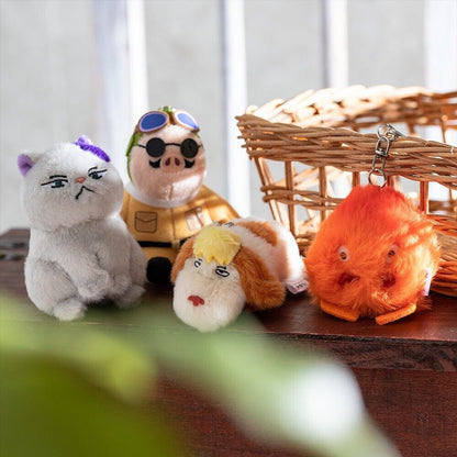 Studio Ghibli Howl’s Moving Castle Plush Keychain - Hin