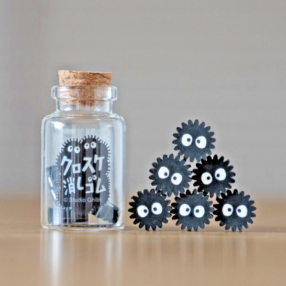 Studio Ghibli My Neighbor Totoro Soot Sprite Bottle Erasers