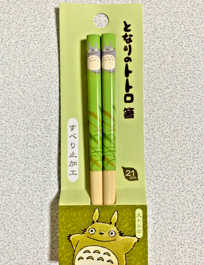 Studio Ghibli My Neighbor Totoro Bamboo Chopsticks Totoro Design Non-Slip 21cm