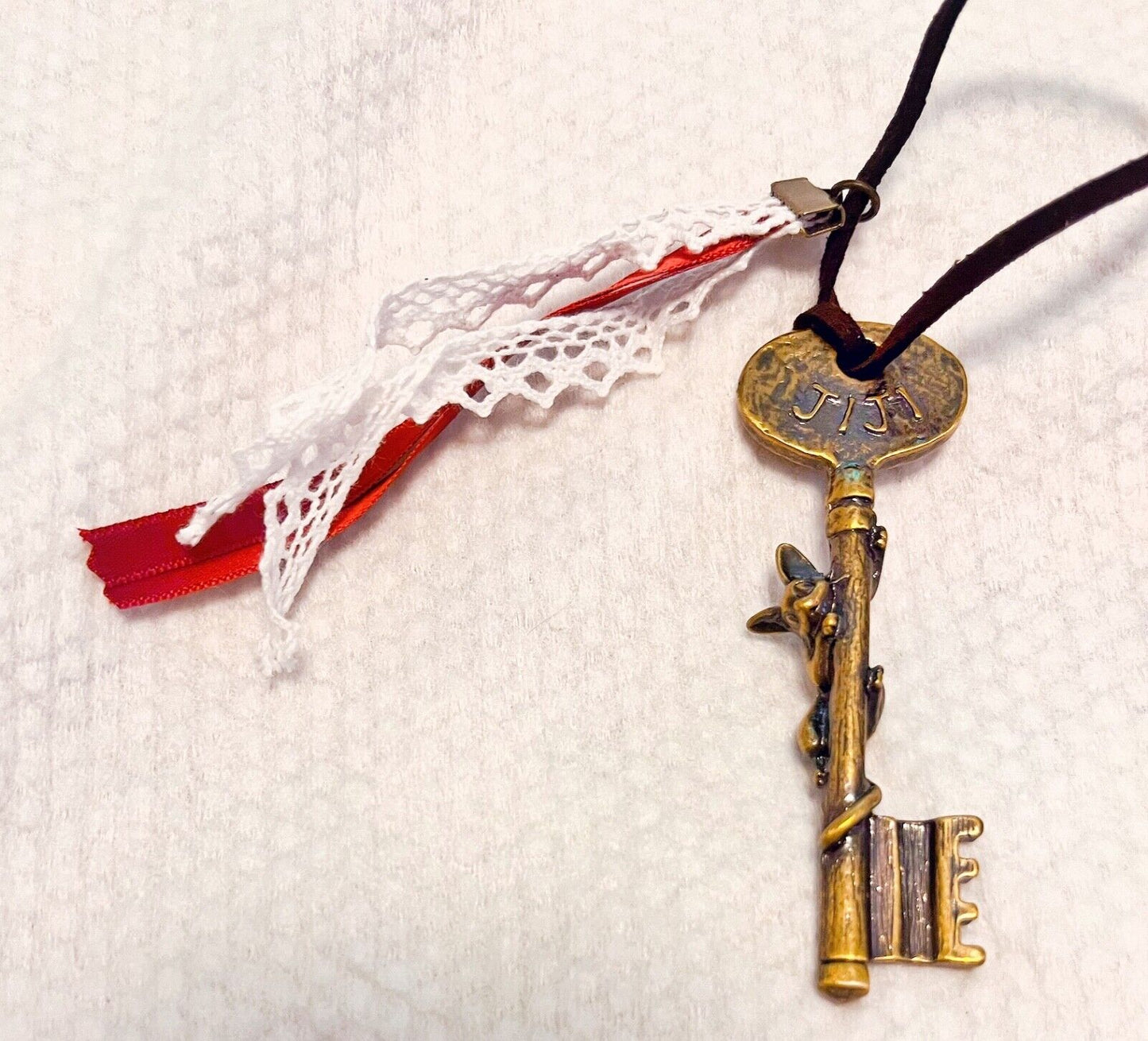 Studio Ghibli  Kiki’s Delivery Service Antique Key Bag Charm Necklace Rare