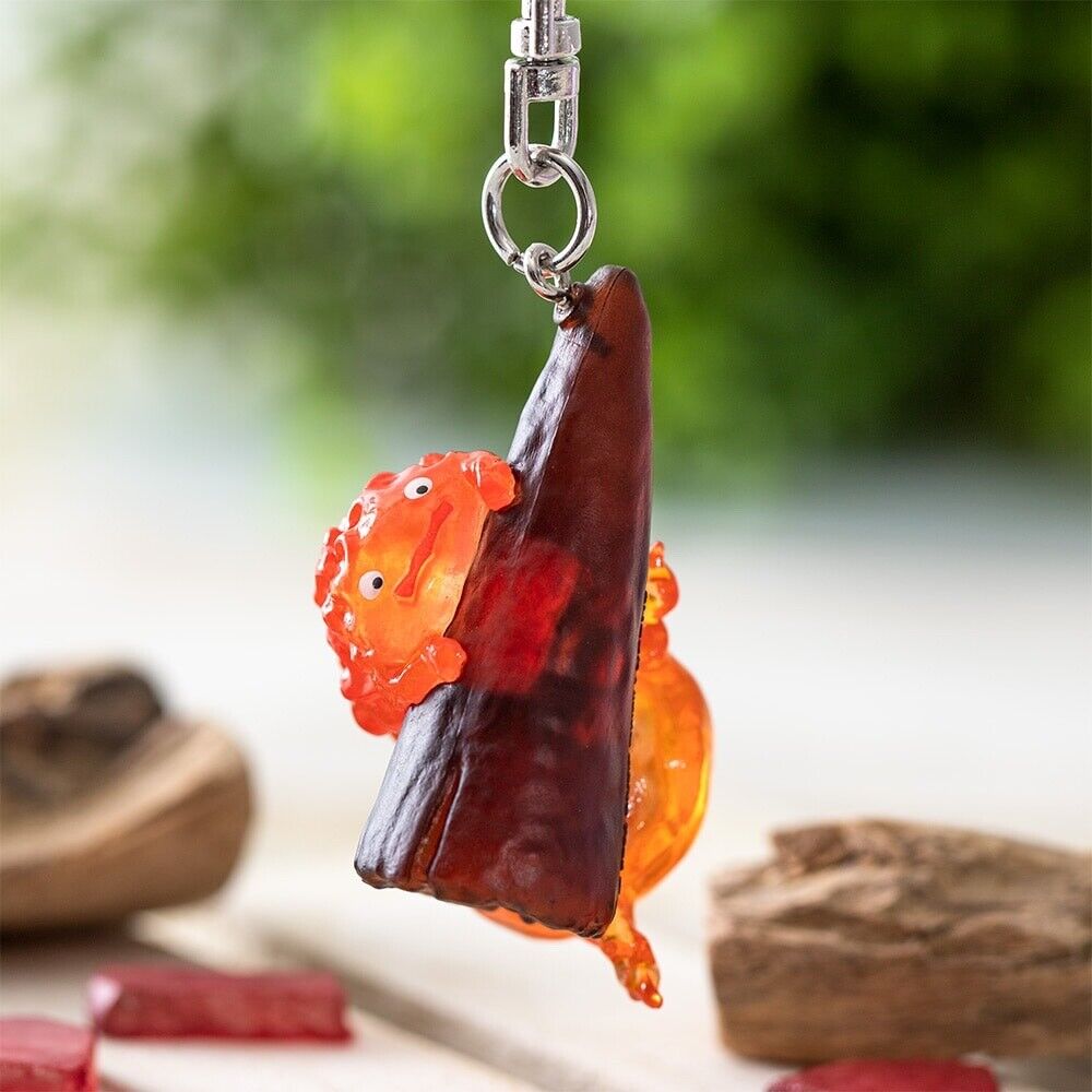 Studio Ghibli Howl’s Moving Castle Keychain - Dangling Calcifer