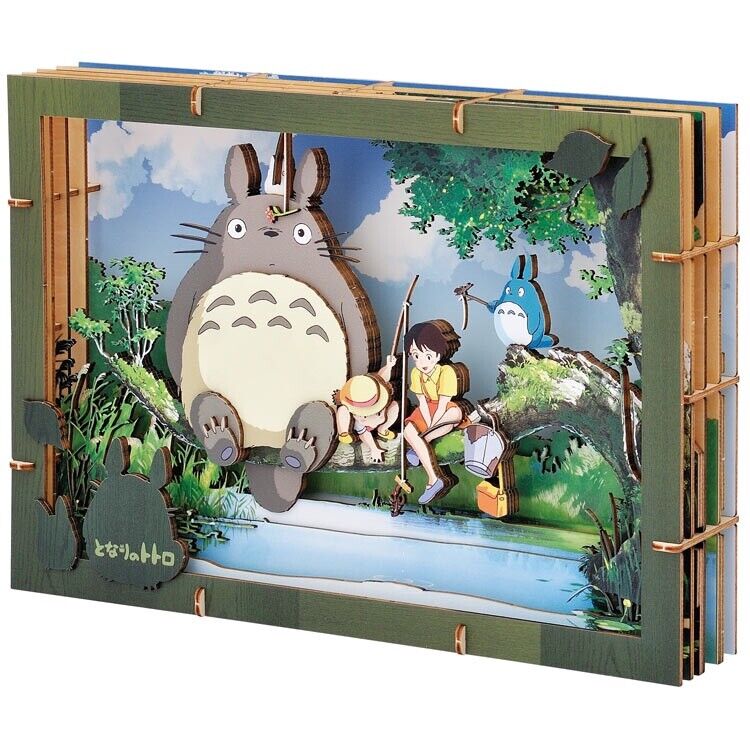 Studio Ghibli My Neighbor Totoro Wood Paper Theater - Premium Craft Kit