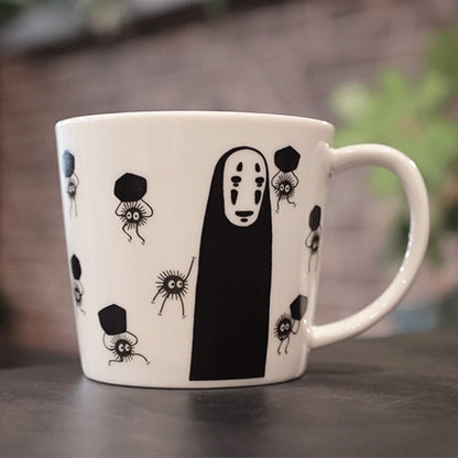 Studio Ghibli Spirited Away Hot Water Magical Mug No-Face & Soot Sprites