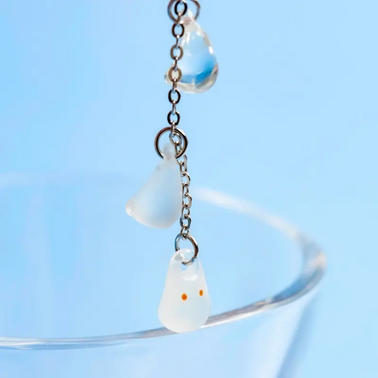 Studio Ghibli My Neighbor Totoro Earrings Stud Type Transparent Small Totoro