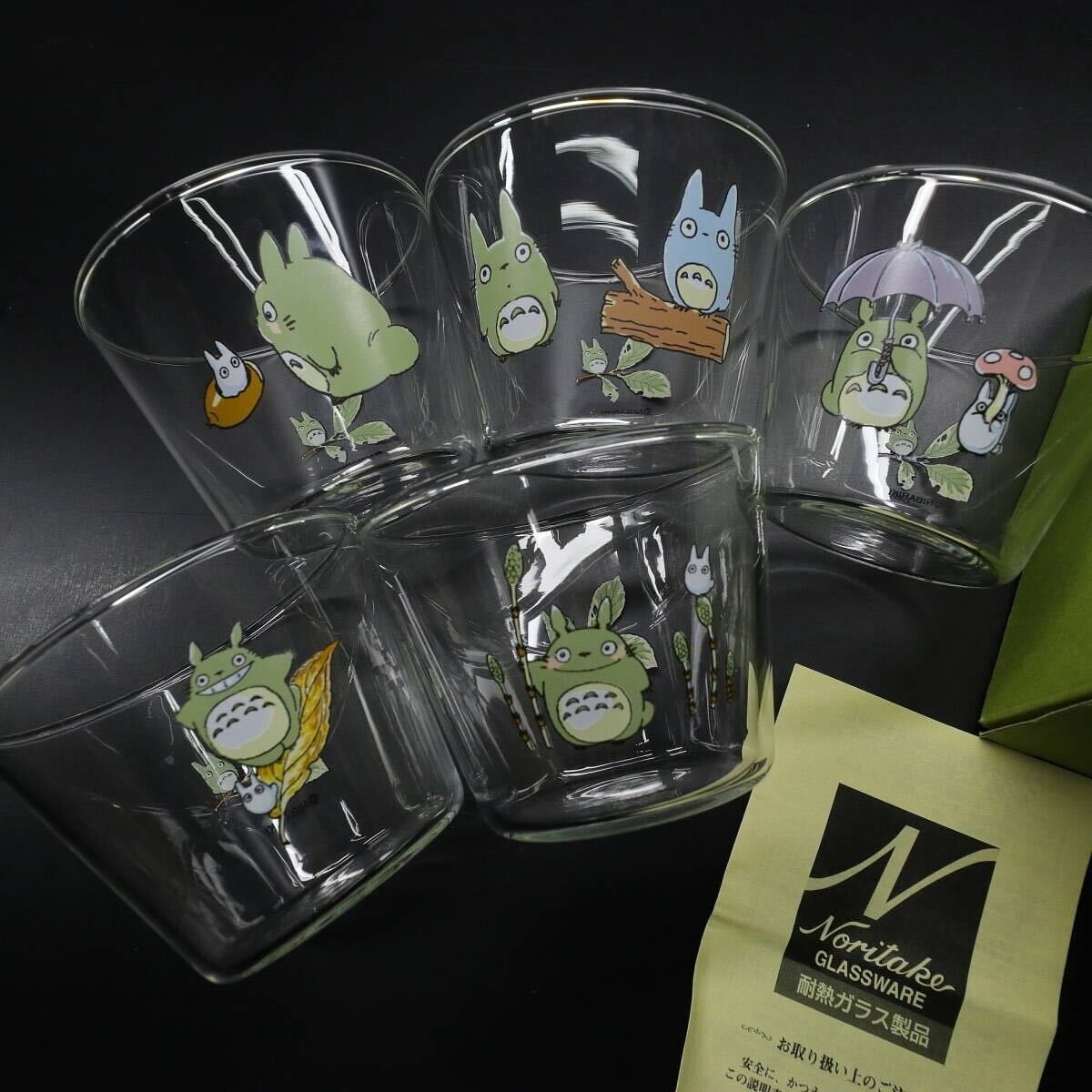 Studio Ghibli My Neighbor Totoro  Noritake Dessert Cup Set of 5