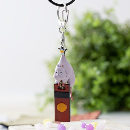 Studio Ghibli Spirited Away Keychain - Boh Mouse & Fly Bird