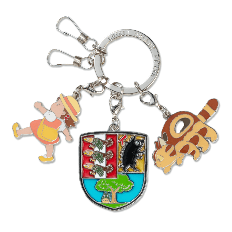 Studio Ghibli Museum Original - Mei and catbus Emblem Keychain