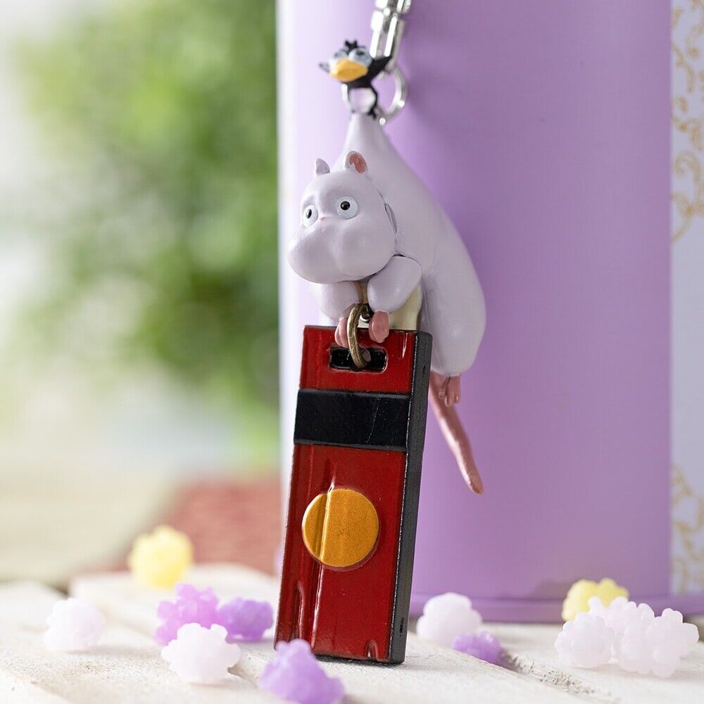 Studio Ghibli Spirited Away Keychain - Boh Mouse & Fly Bird