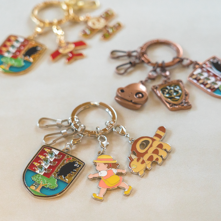 Studio Ghibli Museum Original - Mei and catbus Emblem Keychain