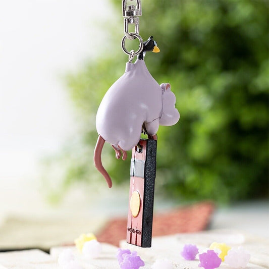 Studio Ghibli Spirited Away Keychain - Boh Mouse & Fly Bird