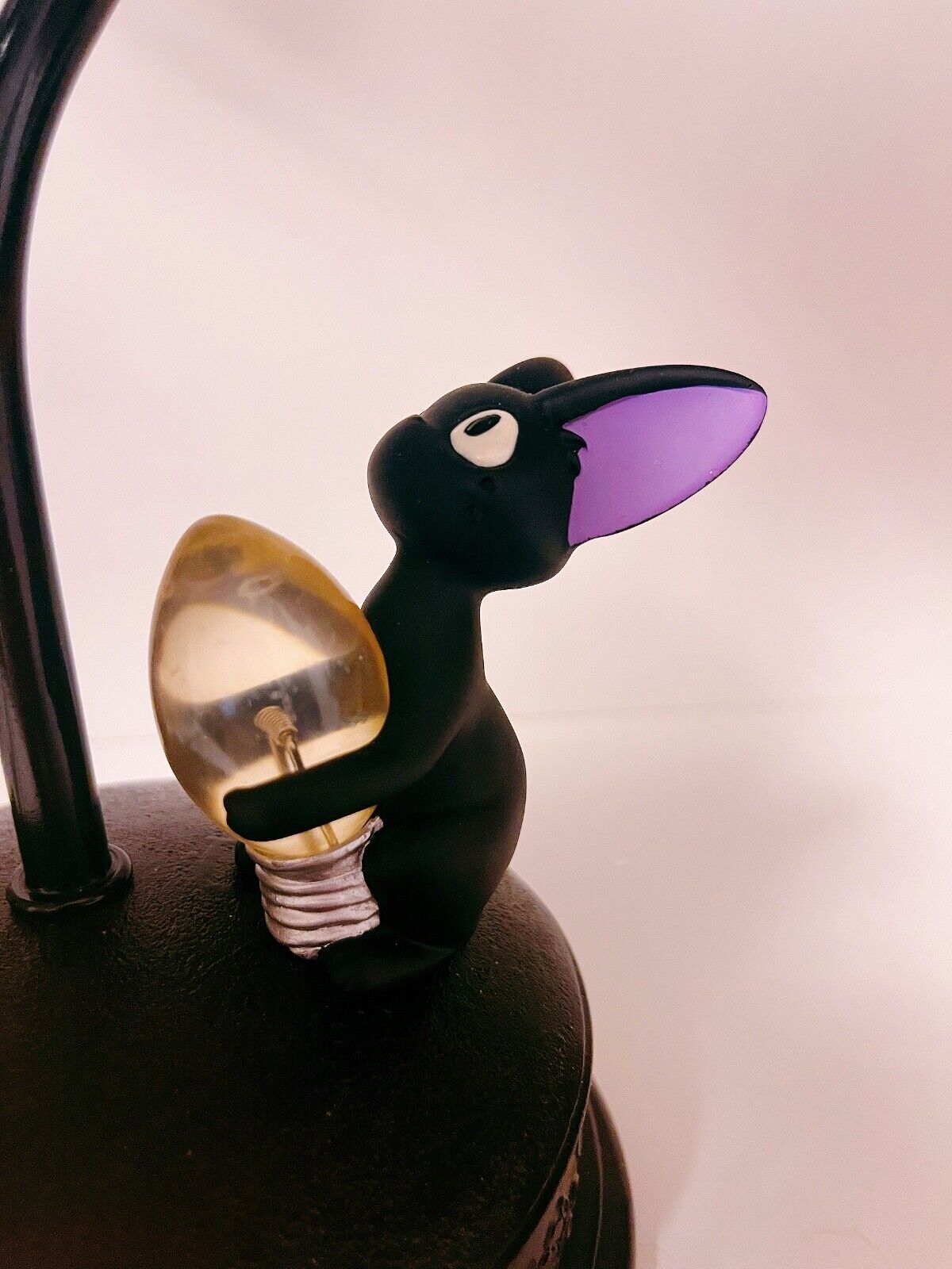 Studio Ghibli Kiki’s Delivery Service Table Lamp – Jiji with Light Bulb Scene