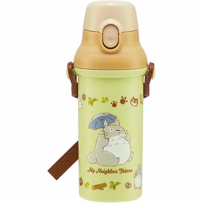 Studio Ghibli My Neighbor Totoro 480ml Plastic Water Bottle with Shoulder Strap