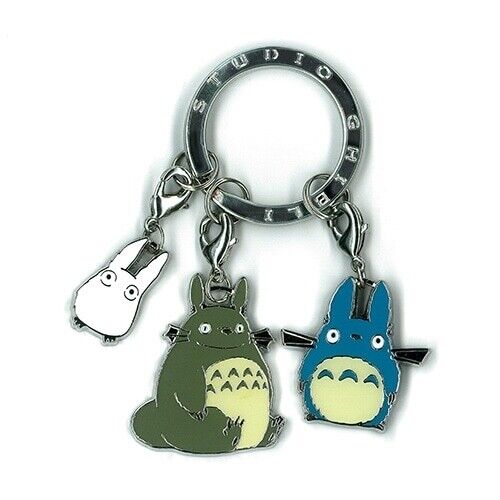 Studio Ghibli My Neighbor Totoro 3-Piece Keyring Set - Totoro Trio