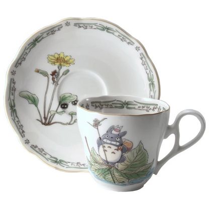 Studio Ghibli My Neighbor Totoro Noritake Cup & Saucer Kanamugura Design